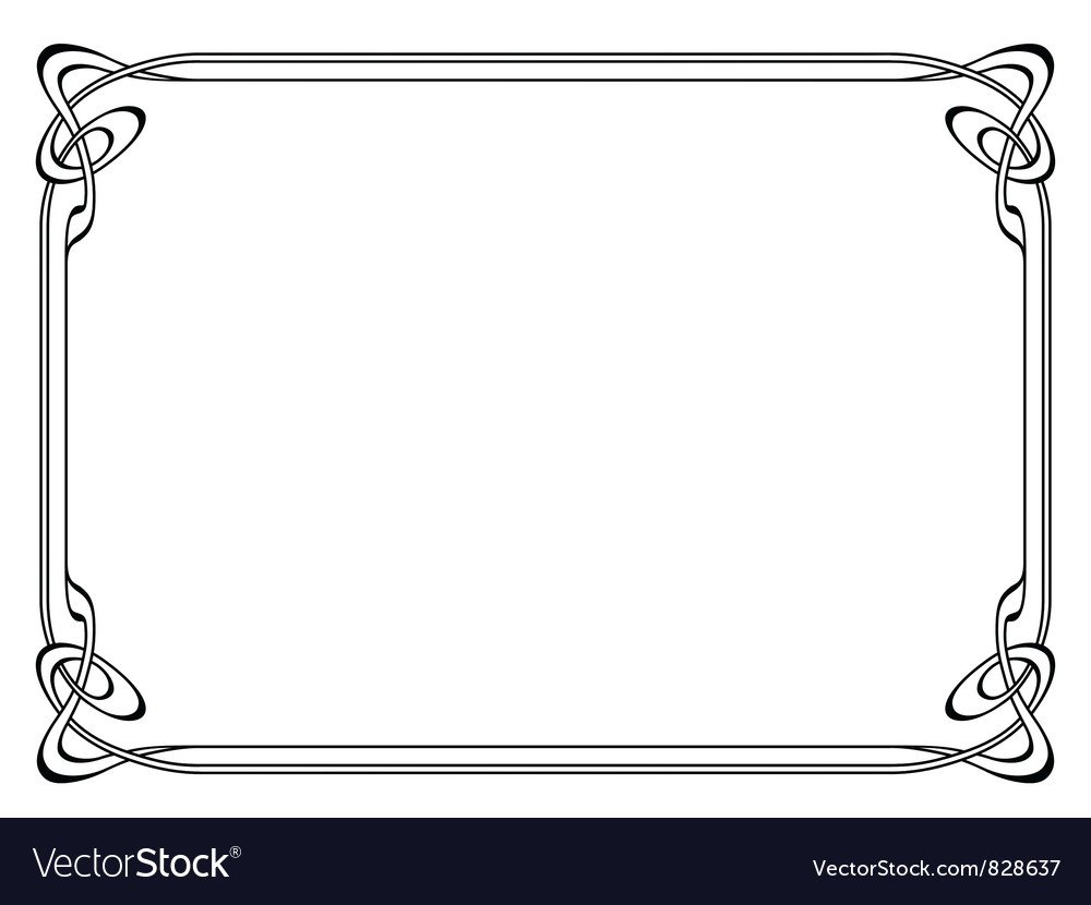 Рамки для текста черные тонкие