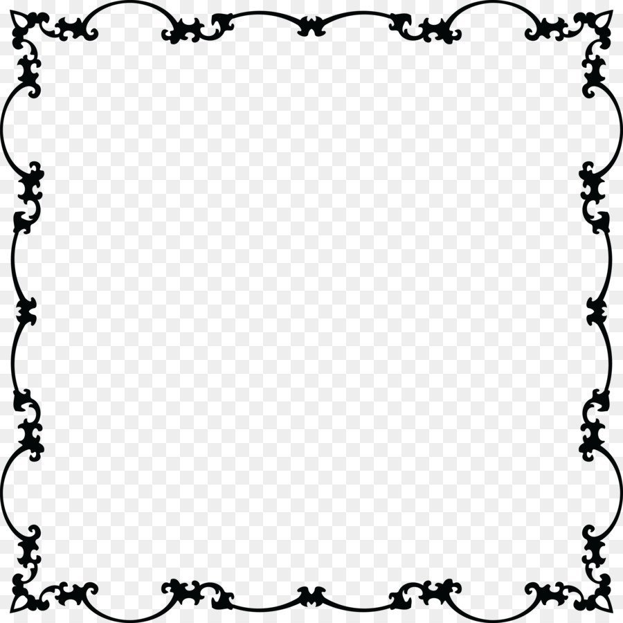 Рамки для текста простые черно-белые