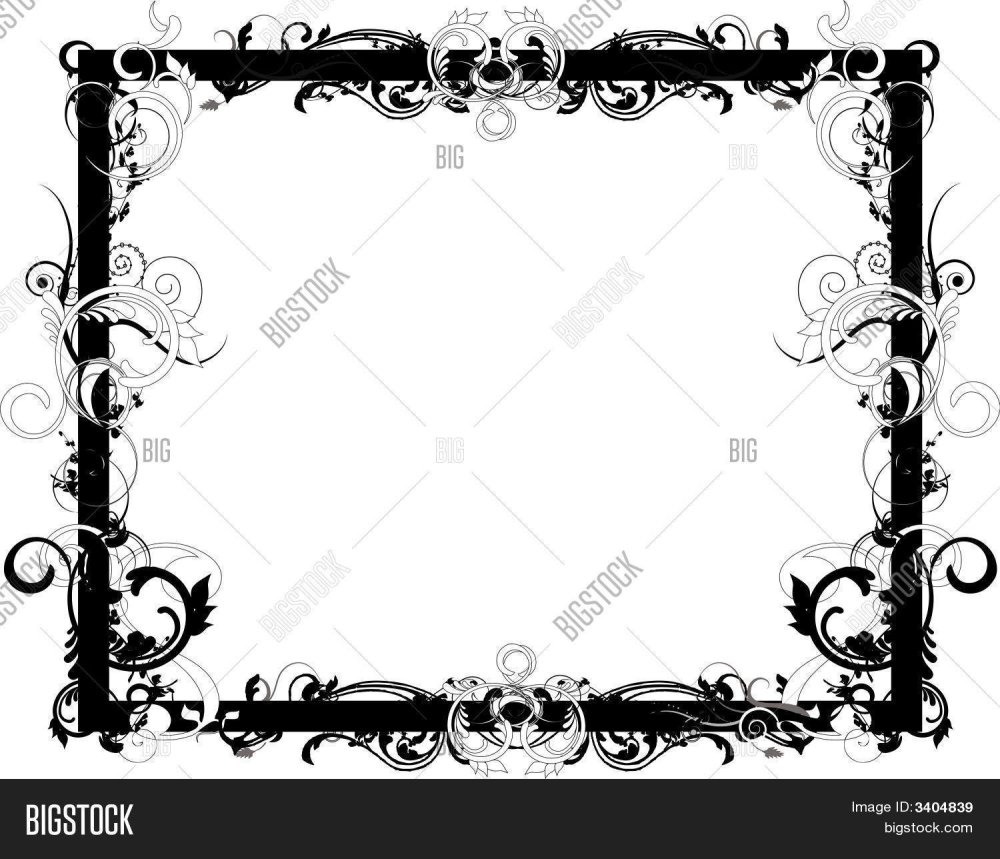 Рамка в готическом стиле