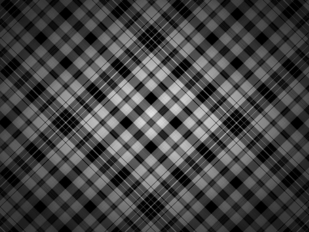 Обои клетка черно белая