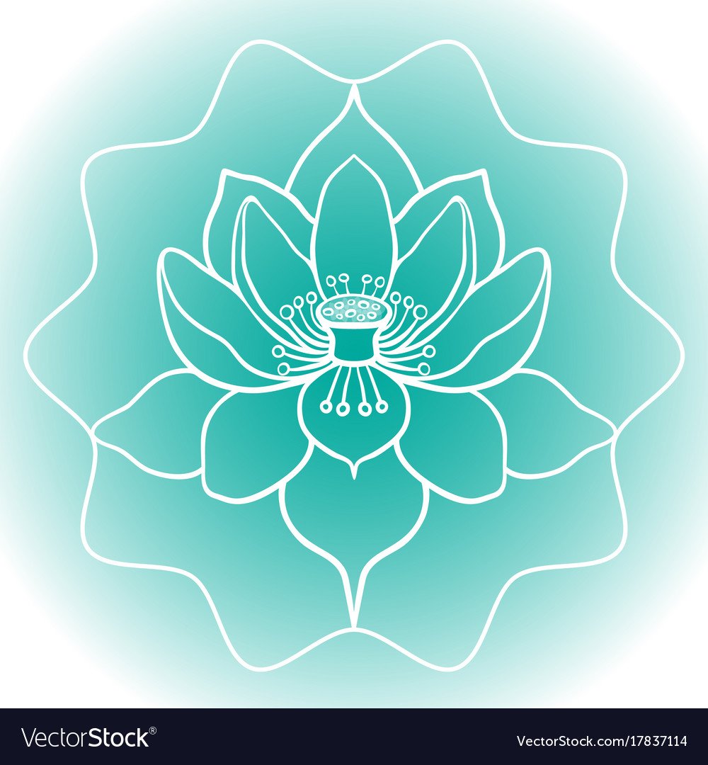 Лотос печать