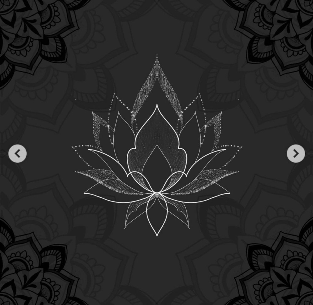 Лотос с узором Минимализм