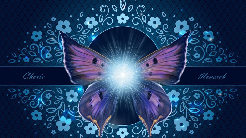 Мелкие цветочки на черном фоне