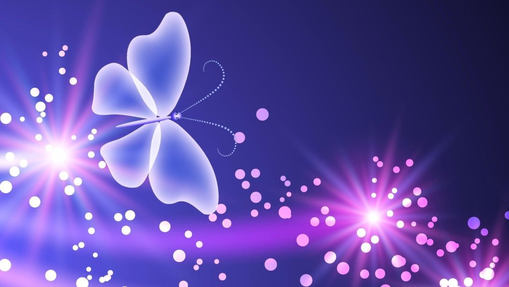 Светящиеся бабочки