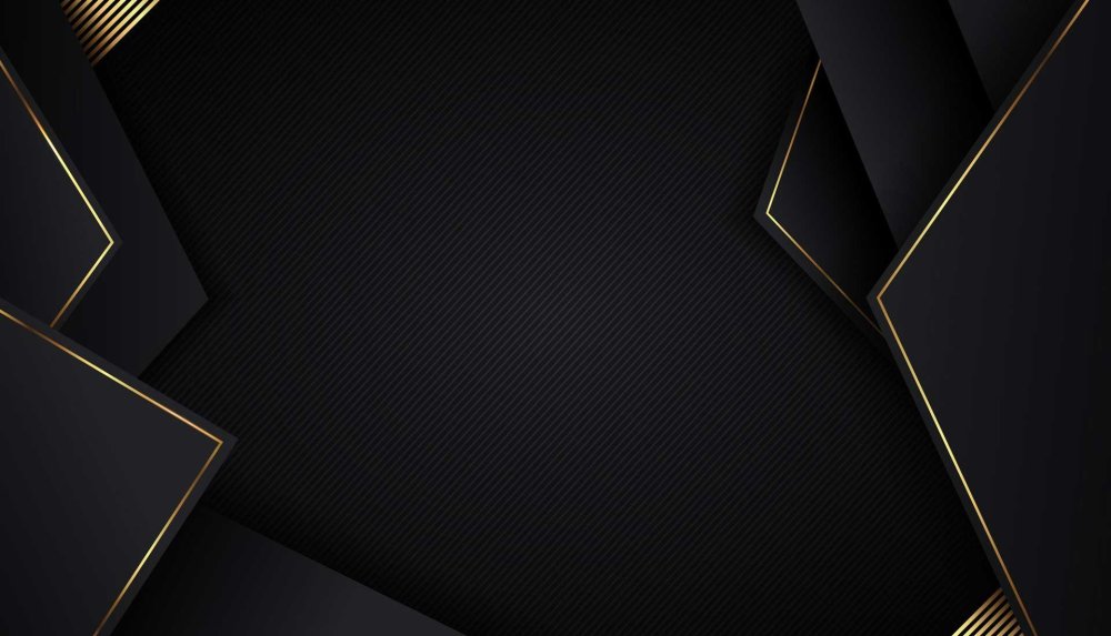 Черно золотой фон