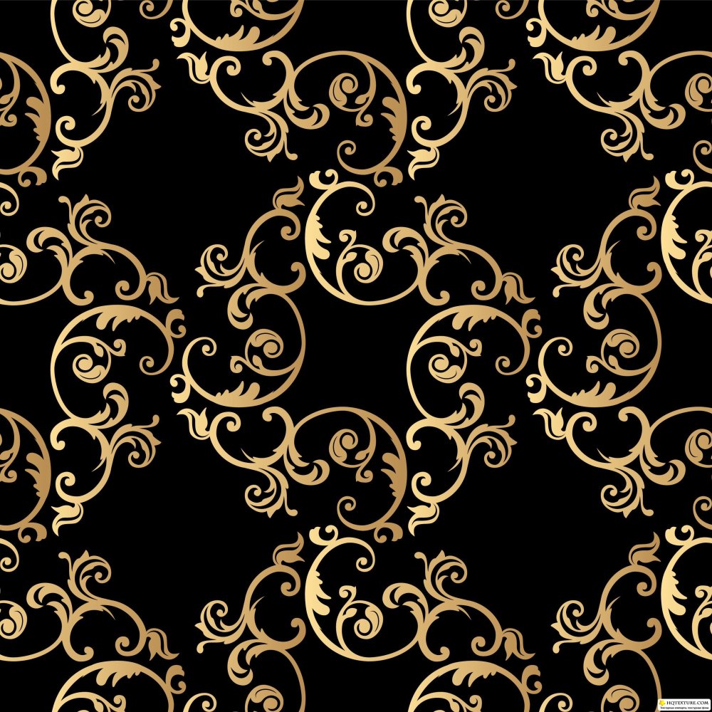 Фон черный с золотом
