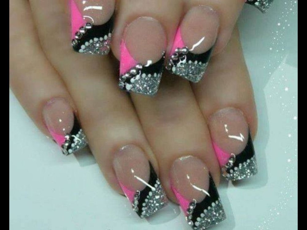 Чёрный френч с блестками