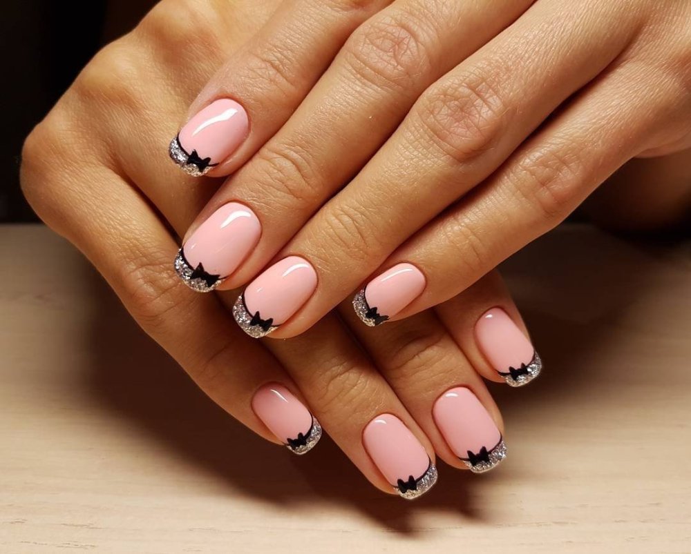 Френч на короткие ногти