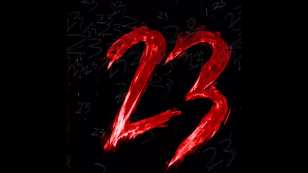 Красные цифры на черном фоне