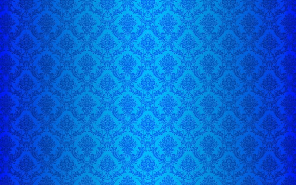 Голубой фон с орнаментом