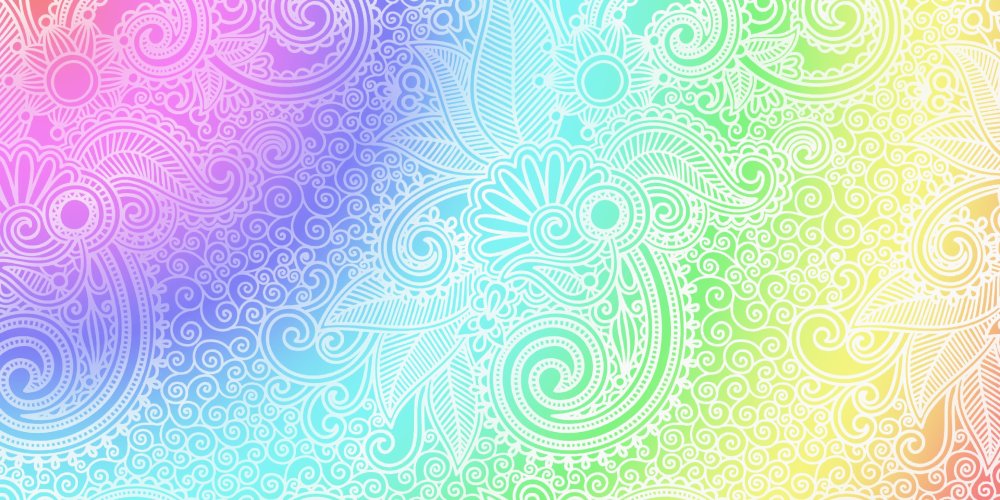 Новогодний фон с конями