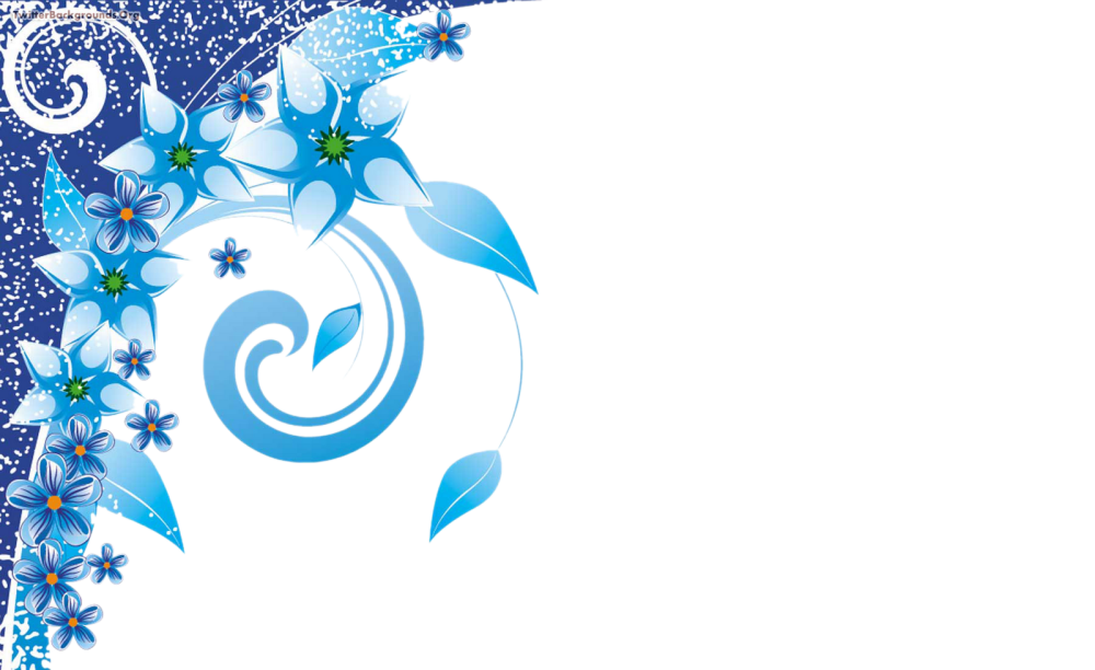 Синий фон с узорами