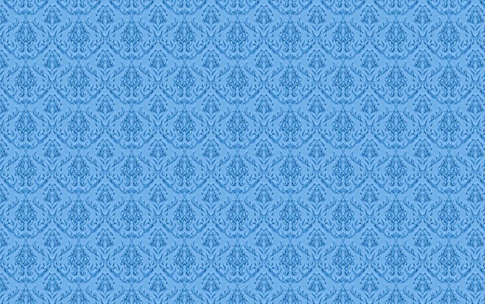 Синий фон с узорами