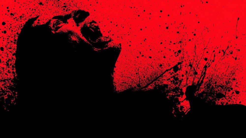 Красно чёрный фон для рабочего стола