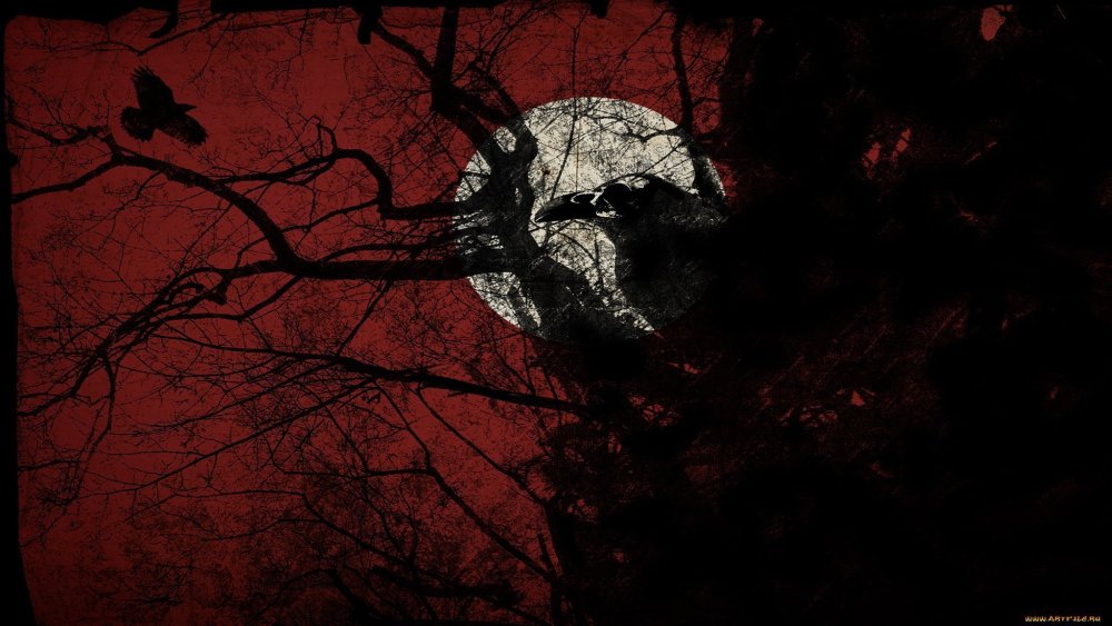 Глаза на Красном фоне