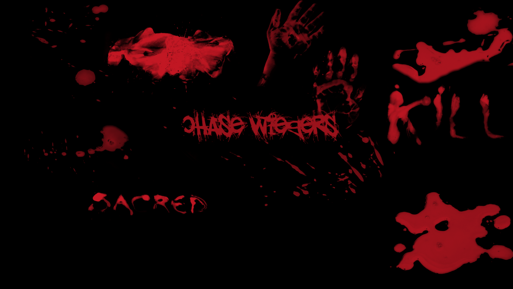 Череп на черном фоне