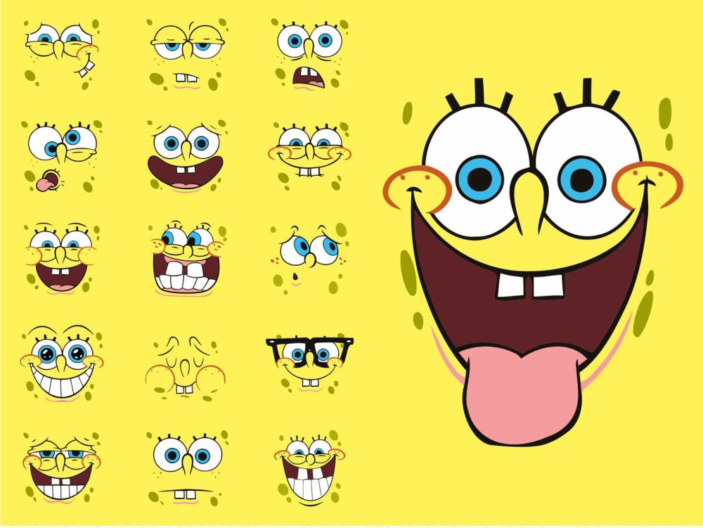 Глаза губки Боба