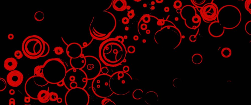 Красные узоры на черном фоне