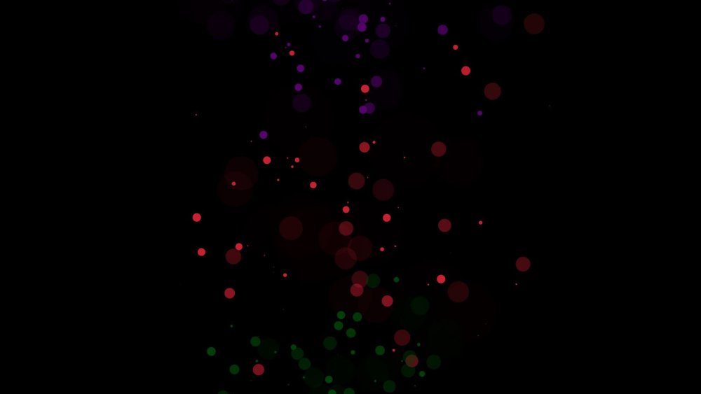 Красная точка на черном фоне