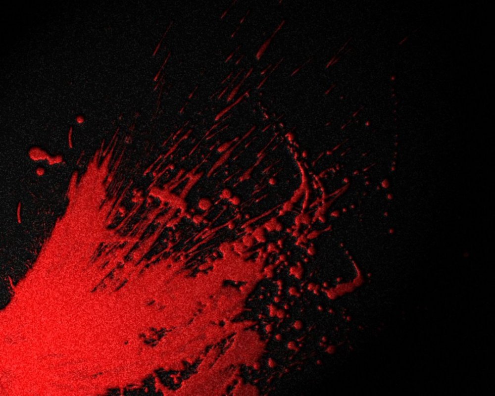 Капли крови на черном фоне