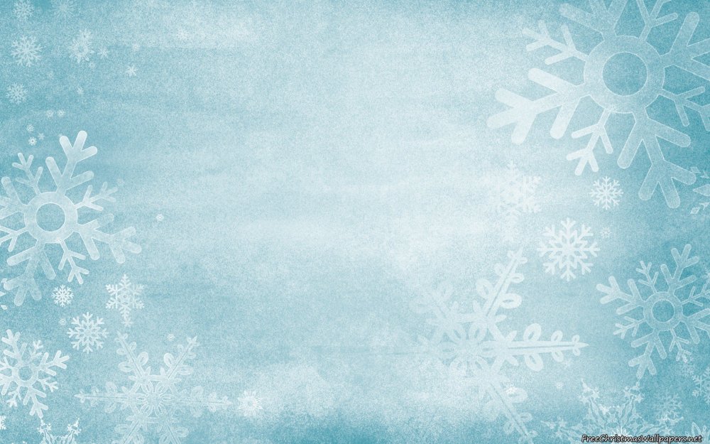 Снежный фон