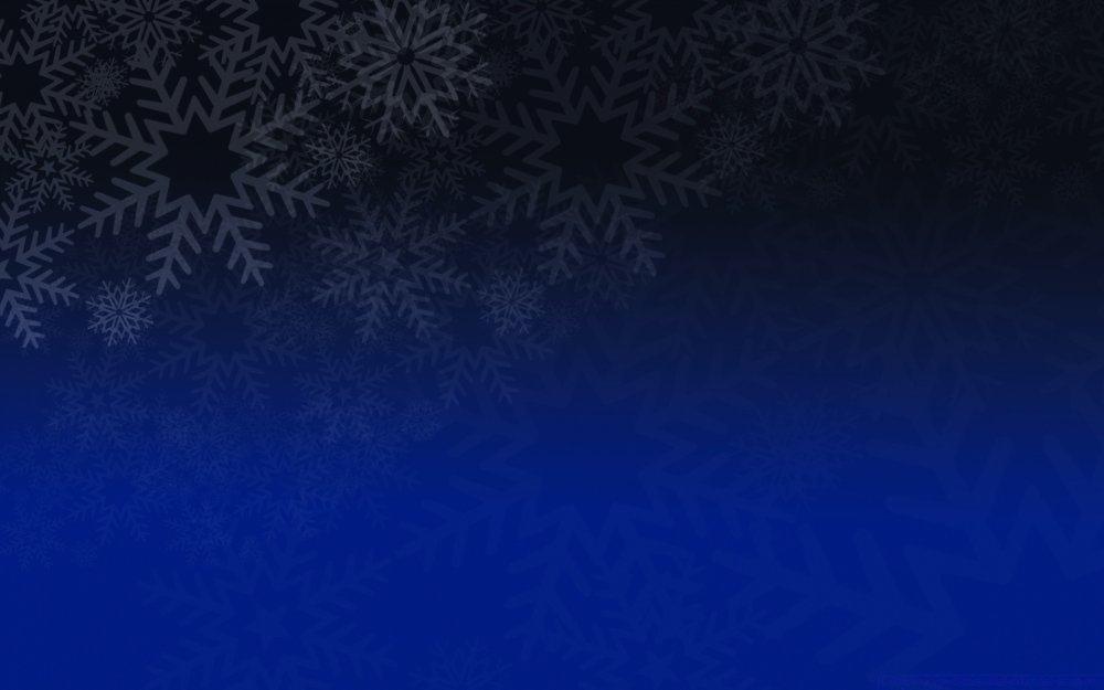 Синий новогодний фон