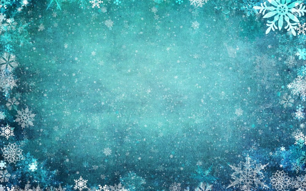 Фон снежинки