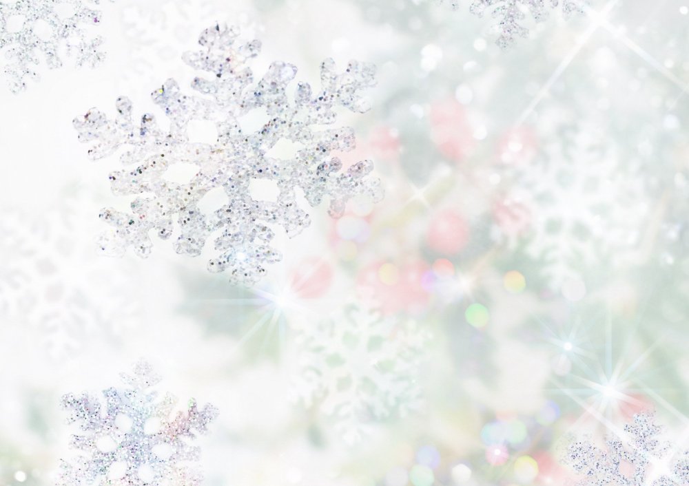 Нежный зимний фон