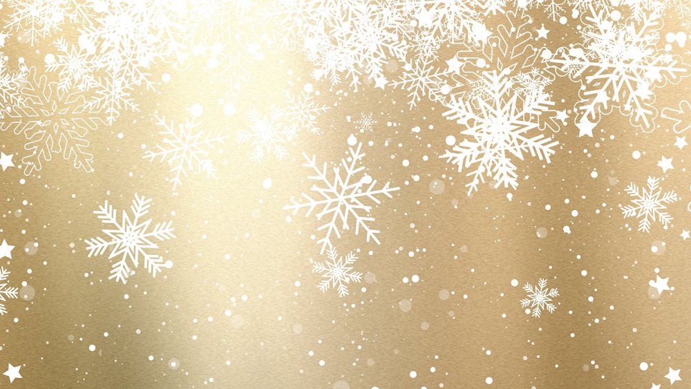 Фон снежинки