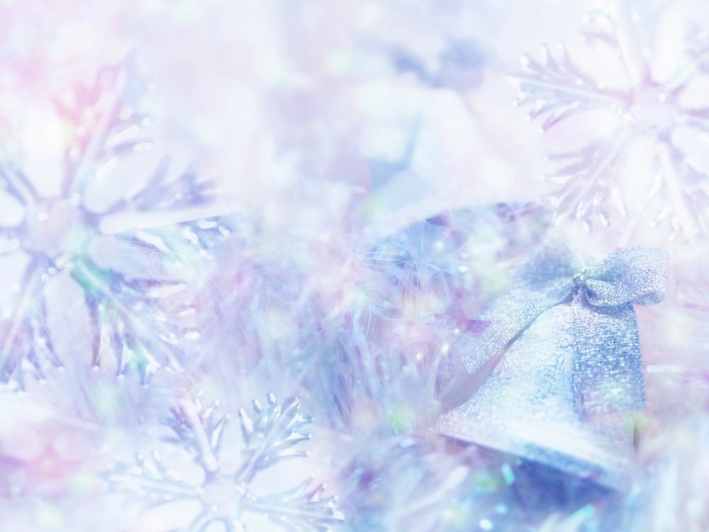 Нежный зимний фон