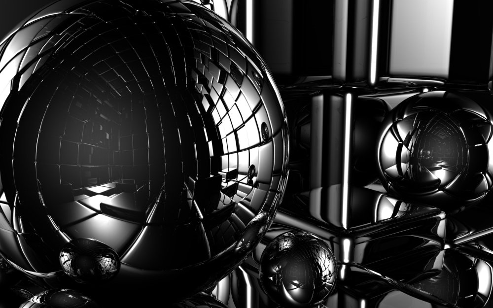 Металлические шары фон