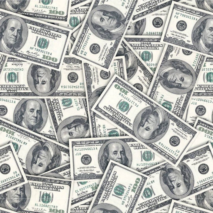 Упаковочная бумага деньги