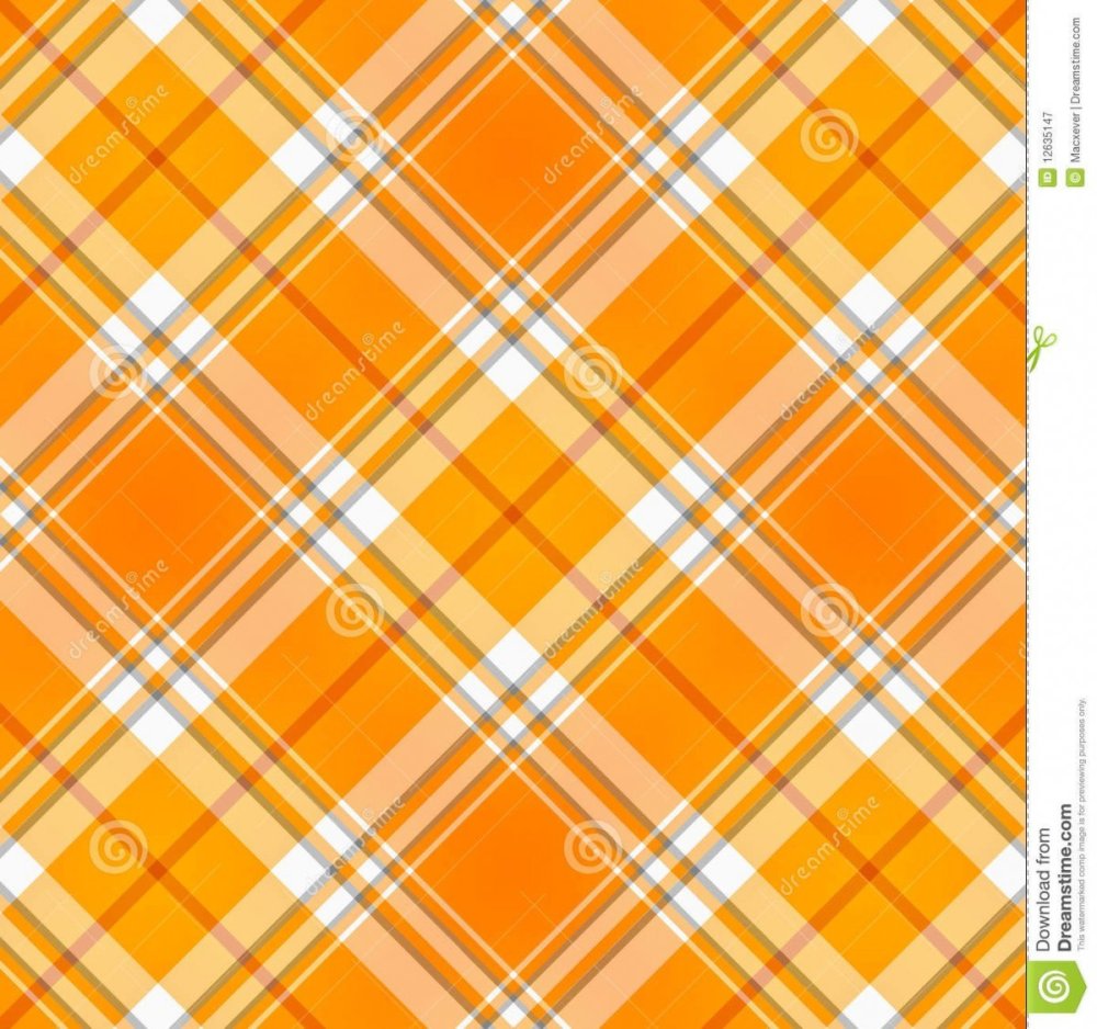 Скатерть в клетку оранжевая