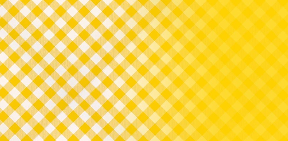 Желтая скатерть в клетку