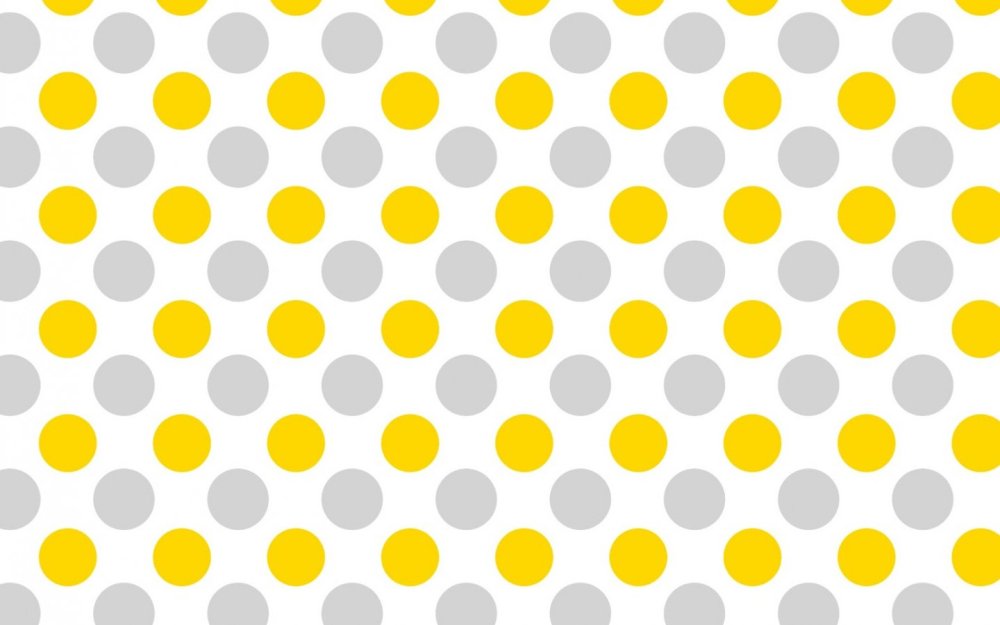 Фон желтый в белый горох