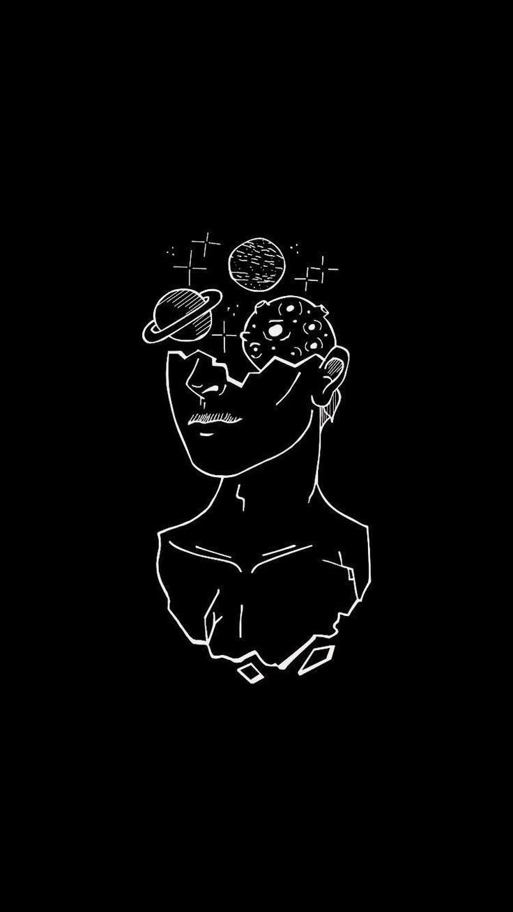 Черный фон Эстетика