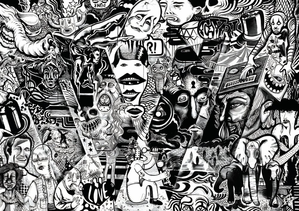 Черно белые плакаты