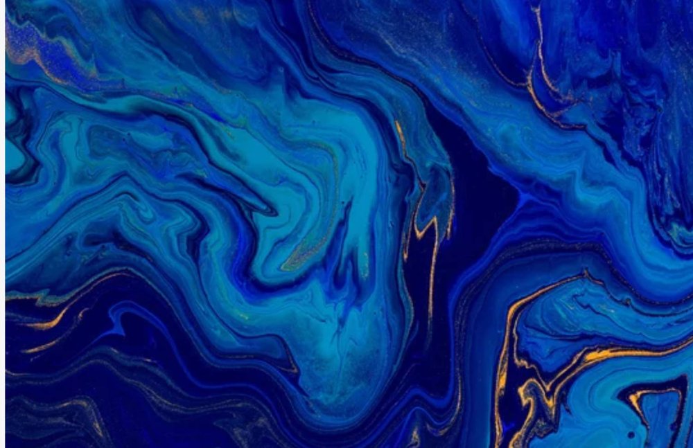 Фон жидкий мраморный синий