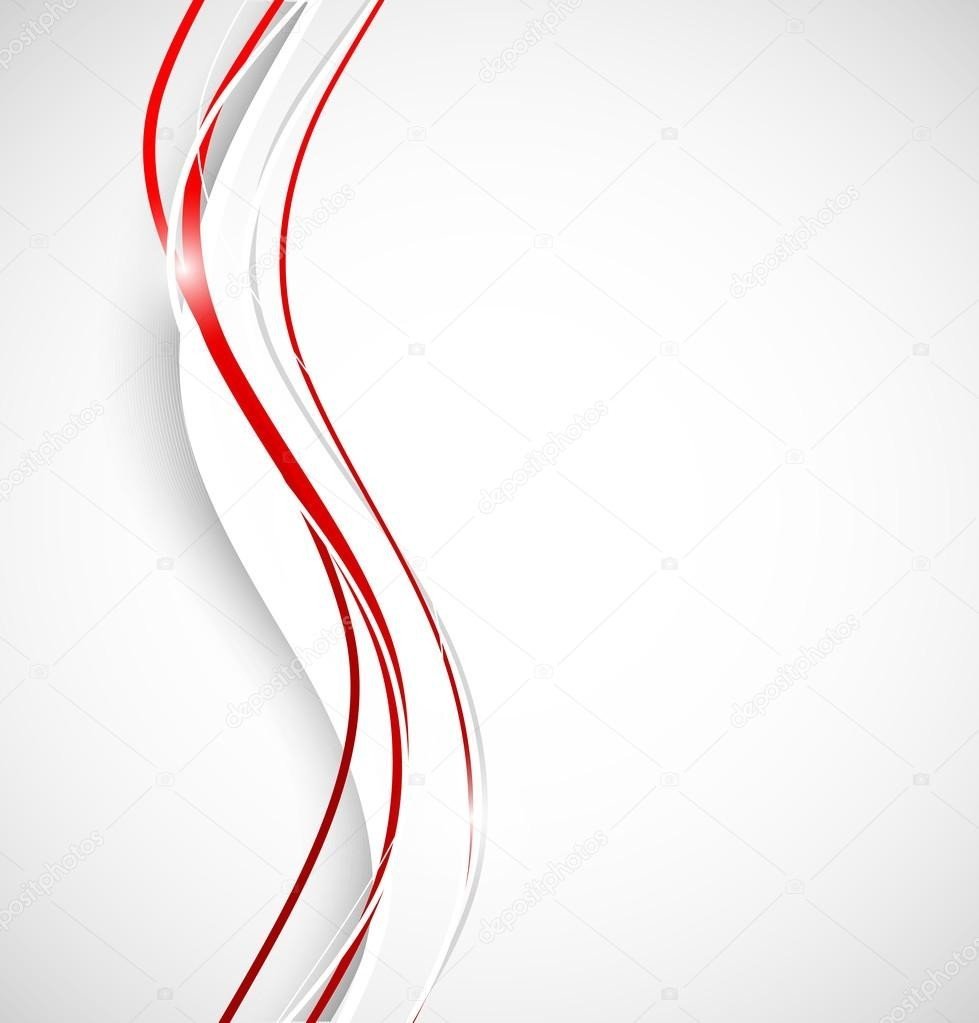 Красно белая абстракция