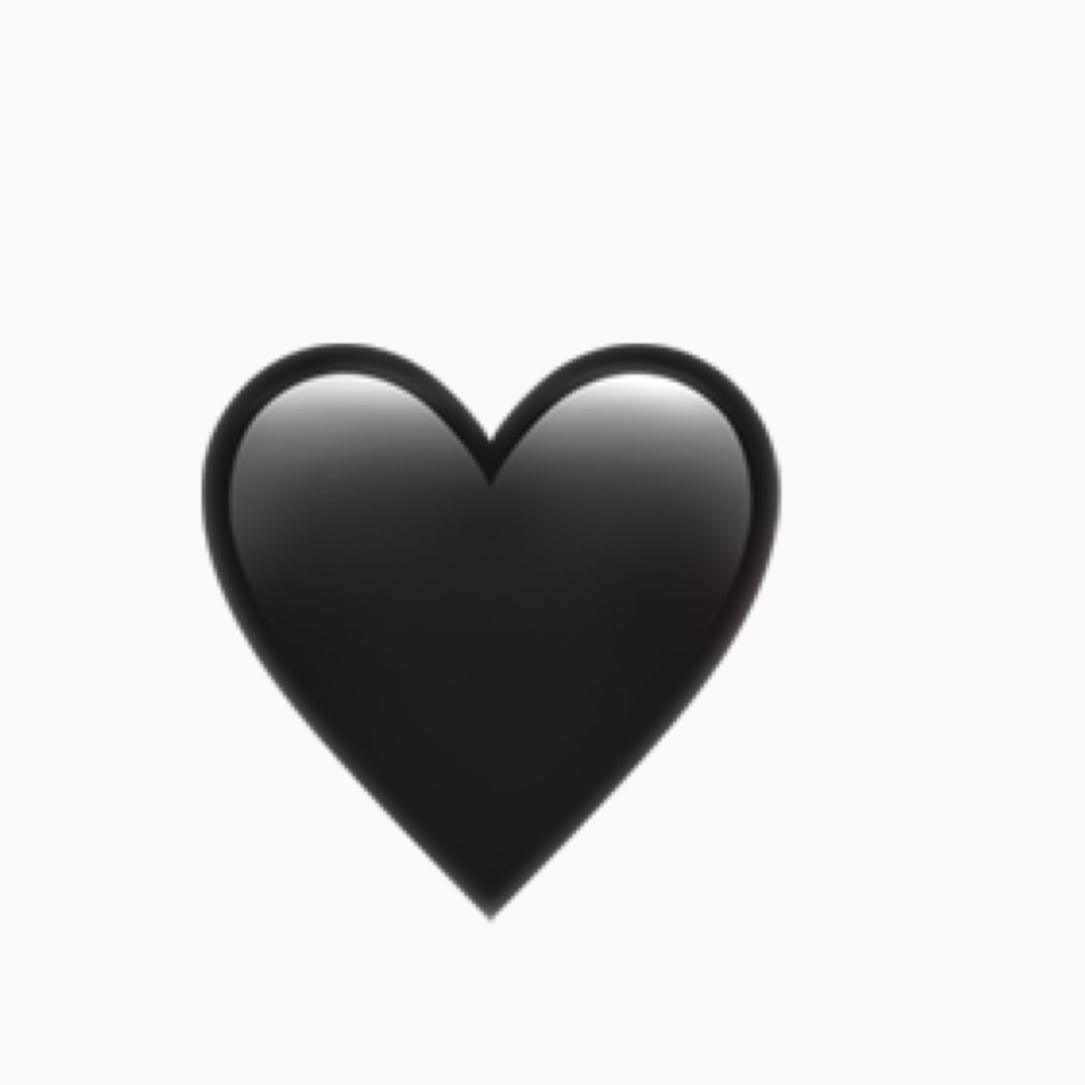 Маленькое черное сердечко