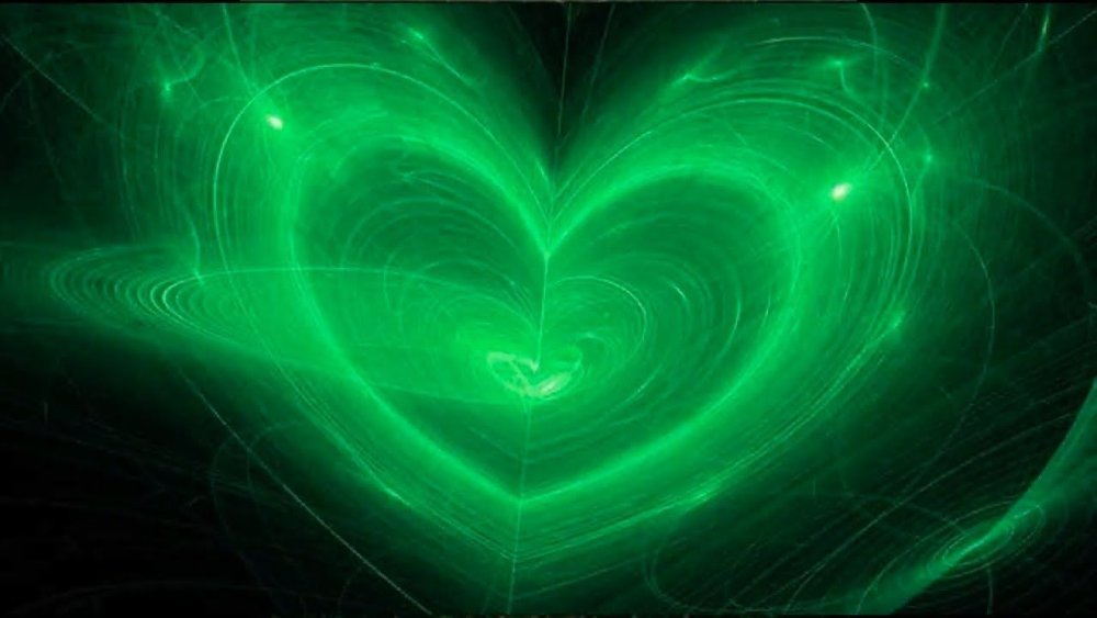 Энергия салатового цвета