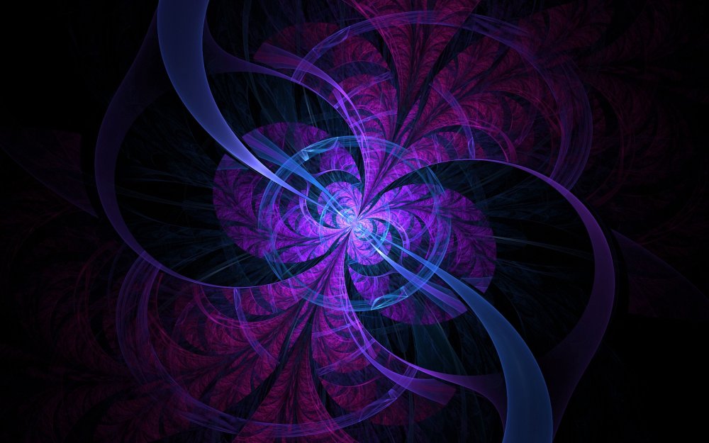 Фиолетовый фрактал