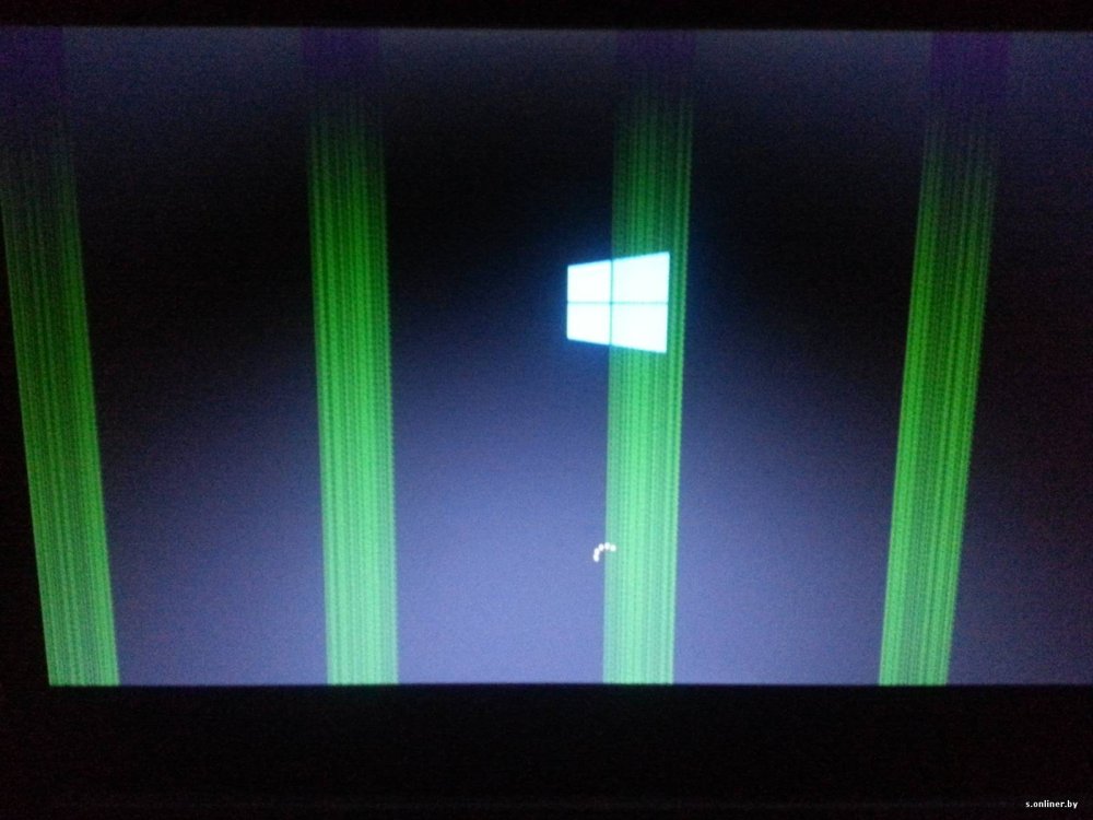 Вертикальные полосы на экране монитора