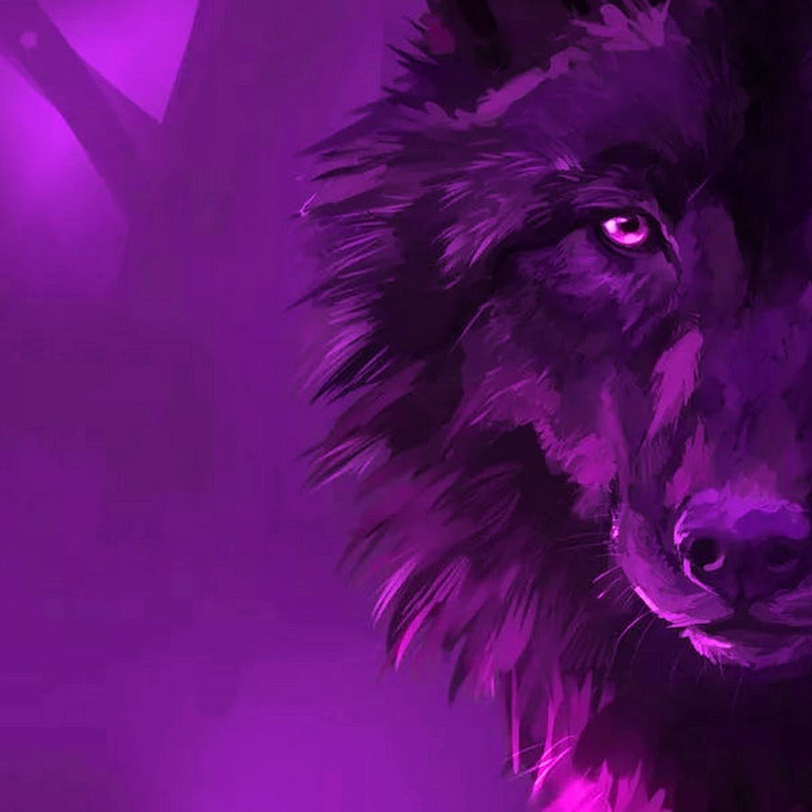 Фиолетовый волк