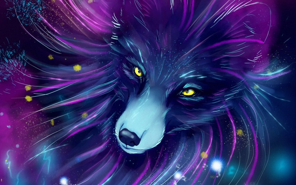 Волк арт