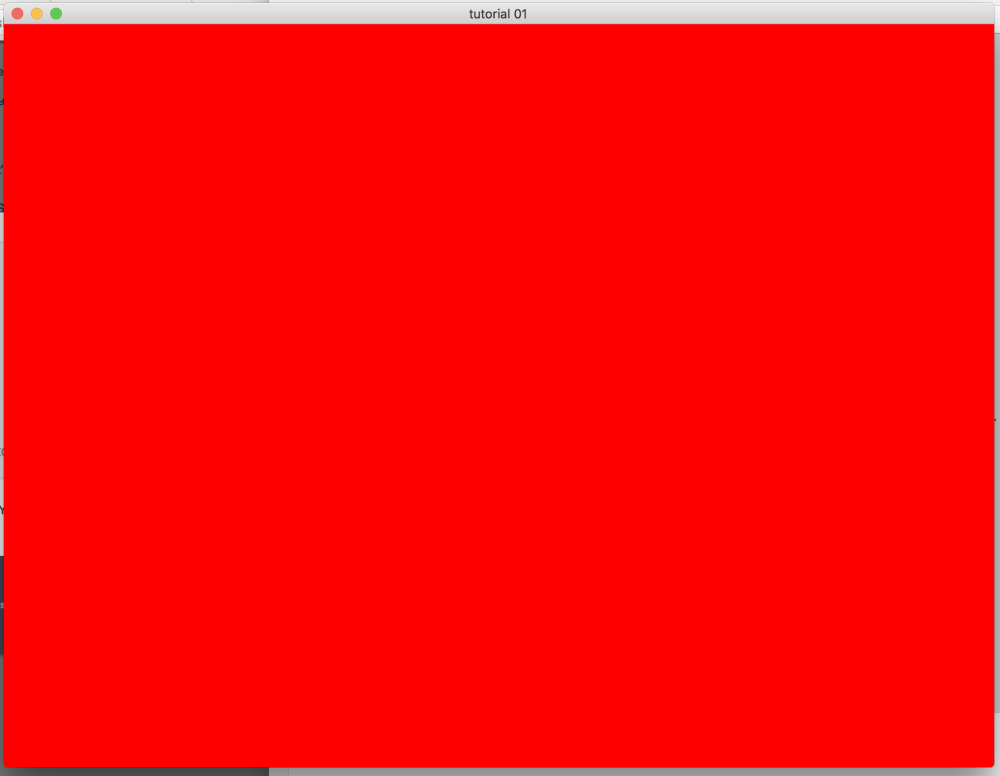 Красный экран