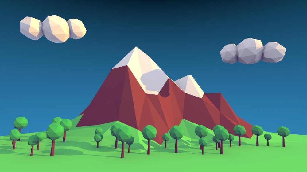 Лоу Поли Синема 4д