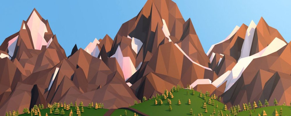 Полигонные пейзажи