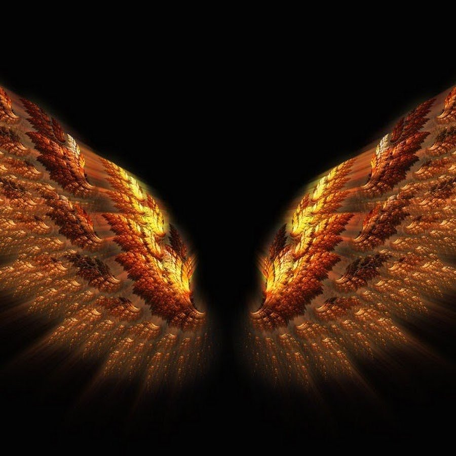 Ангел с крыльями