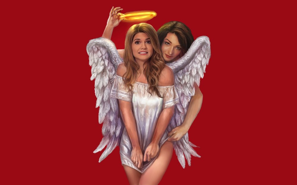 Рожки дьявола и ангела